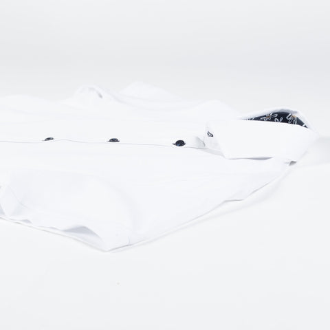 White Short Sleeve Button Up — Mr. Derk