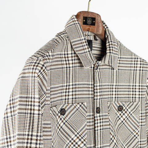Barbour Whisper White Alderney Houndstooth Overshirt 3