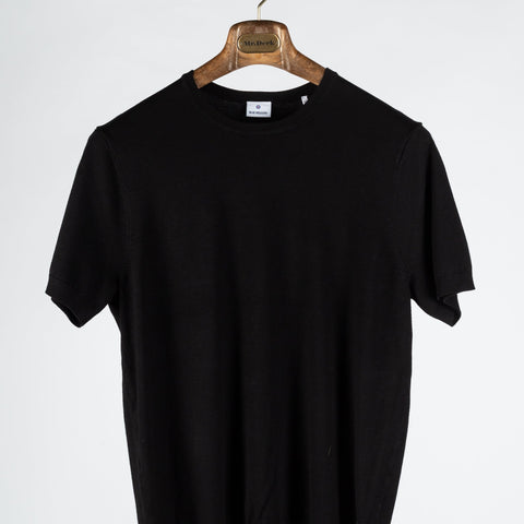 Black Luxe Knit T-Shirt — Mr. Derk