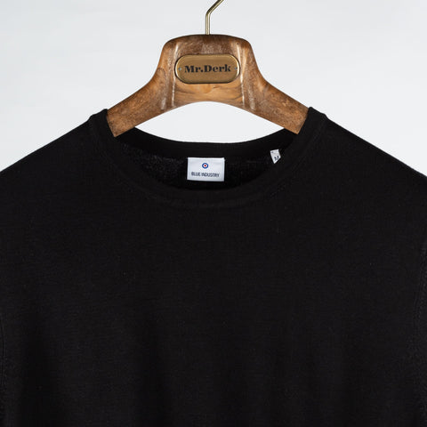 Black Luxe Knit T-Shirt — Mr. Derk