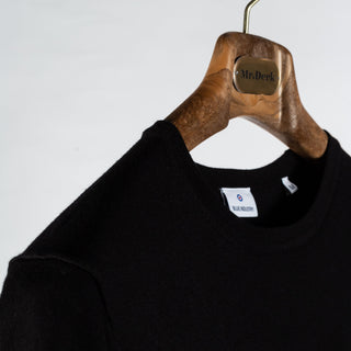 Black Luxe Knit T-Shirt — Mr. Derk