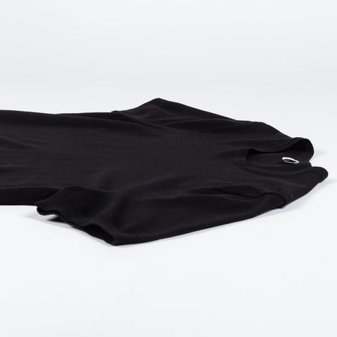 Black Luxe Knit T-Shirt — Mr. Derk