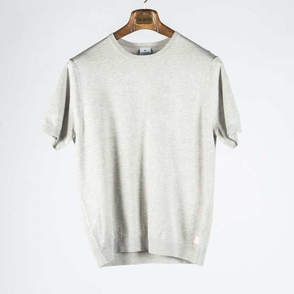 Grey Luxe Knit T-Shirt