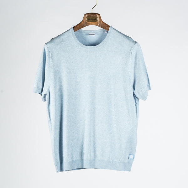 Sky Blue Luxe Knit T-Shirt