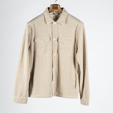 Blue Industry Sand Stripped Overshirt 1