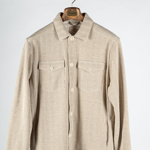Blue Industry Sand Stripped Overshirt 6