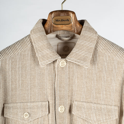 Blue Industry Sand Stripped Overshirt 7