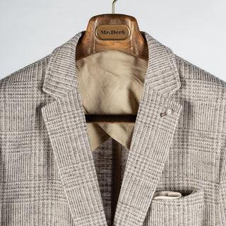 Blue Industry Brown Checked Blazer 7