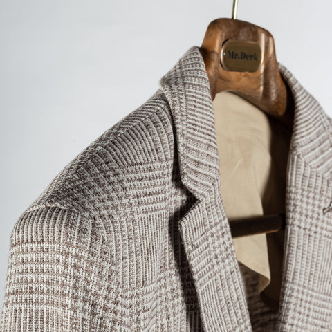 Blue Industry Brown Checked Blazer 3