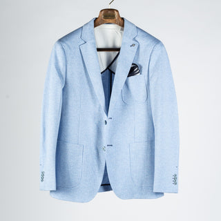 Blue Industry Blue Micro Herringbone Stretch Blazer 1