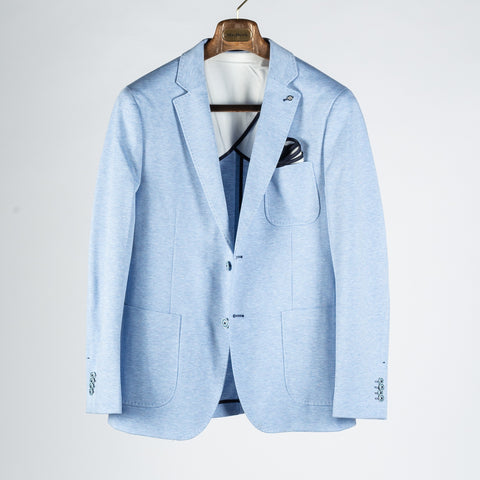 Blue Industry Blue Micro Herringbone Stretch Blazer 1