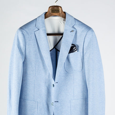 Blue Industry Blue Micro Herringbone Stretch Blazer 6