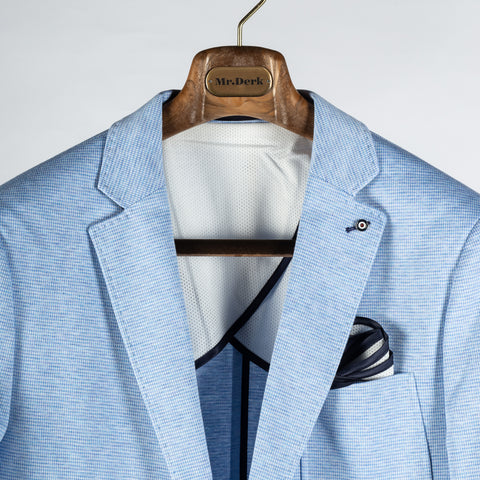 Blue Industry Blue Micro Herringbone Stretch Blazer 7
