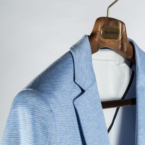 Blue Industry Blue Micro Herringbone Stretch Blazer 3