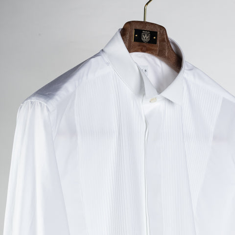 Xacus White 11942 Wing Collar Tuxedo Shirt 3