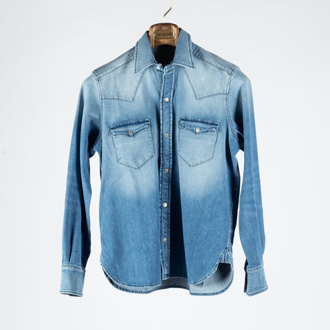 Tramarossa Light Blue Elio Denim Shirt 1