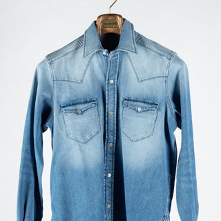 Tramarossa Light Blue Elio Denim Shirt 6