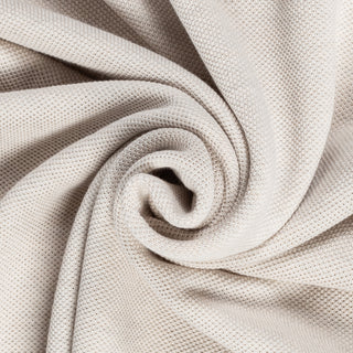 Gran Sasso Beige Skipper Rice Stitch Knit Polo 2