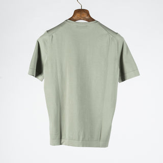 Gran Sasso Sage Green Organic Cotton T-Shirt 4