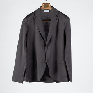 Gran Sasso Charcoal Athleisure Knit Blazer 1