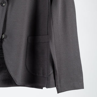 Gran Sasso Charcoal Athleisure Knit Blazer 4