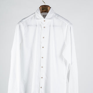 Blue Industry White Linen & Cotton Dress Shirt 7
