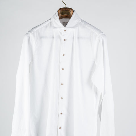 Blue Industry White Linen & Cotton Dress Shirt 7