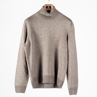 Gran Sasso Brown 19613 Turtleneck Sweater 1