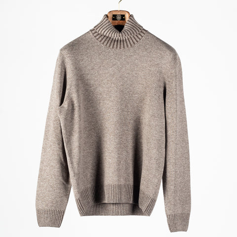 Gran Sasso Brown 19613 Turtleneck Sweater 1