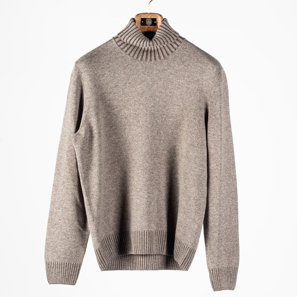 Brown 19613 Turtleneck Sweater