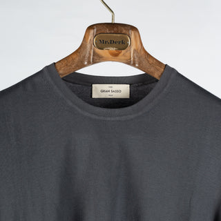 Gran Sasso Charcoal Organic Cotton T-Shirt 6