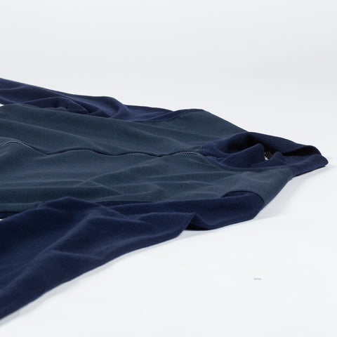 Gran Sasso Navy & Blue Ultralight Spring Zip-Up Sweater 8