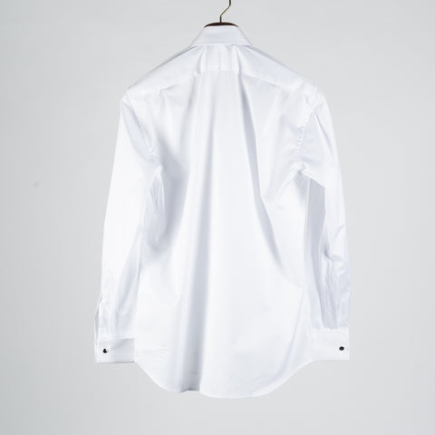 Stenstrom White Pleated Tuxedo Dress Shirt w/ French Cuff 5