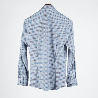 Soul of London Blue Geometric Printed Dress Shirt 5