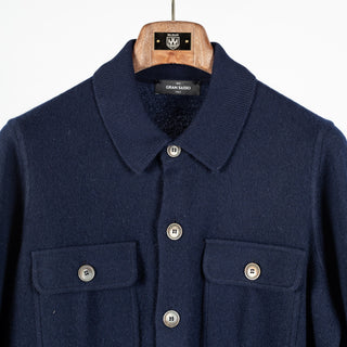 Gran Sasso Navy Shacket 7