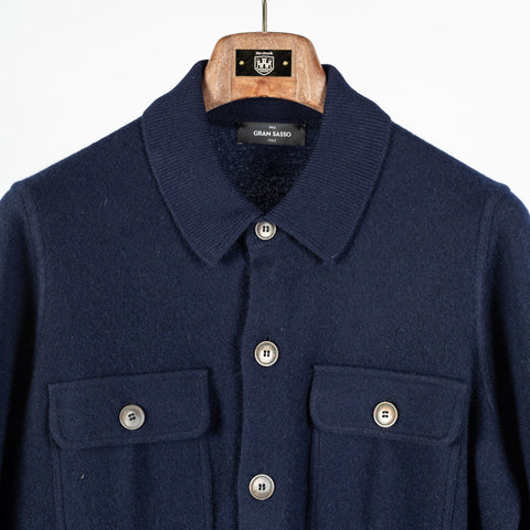 Gran Sasso Navy Shacket 7