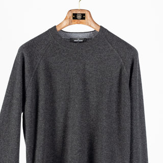 Gran Sasso Charcoal Crew Neck Sweater 6