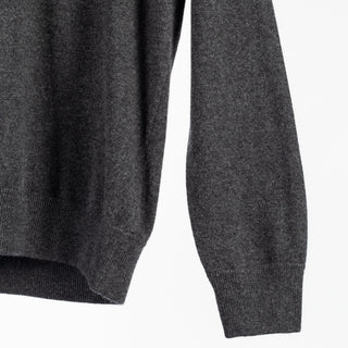 Gran Sasso Charcoal Crew Neck Sweater 4