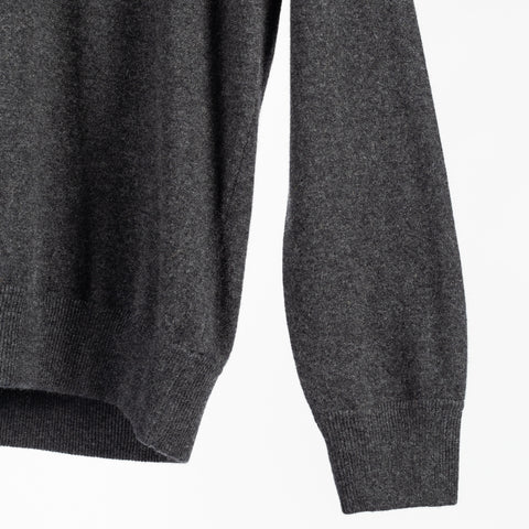 Gran Sasso Charcoal Crew Neck Sweater 4