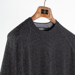 Gran Sasso Charcoal Crew Neck Sweater 3