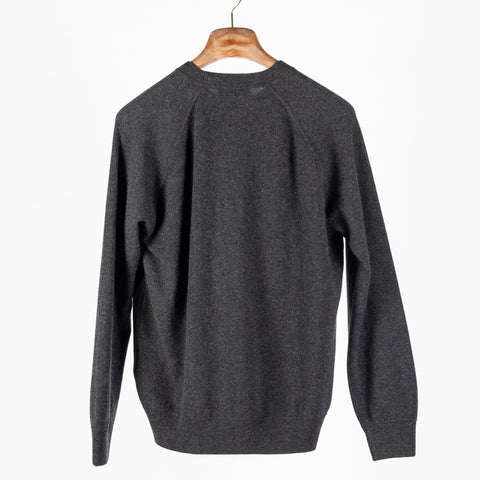 Gran Sasso Charcoal Crew Neck Sweater 5