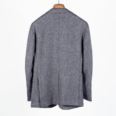 J Mueser Blue Tickweave Tweed Waverly Jacket 5