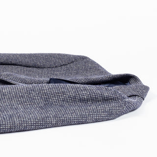 J Mueser Blue Tickweave Tweed Waverly Jacket 8