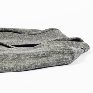 Portuguese Flannel Grey Herringbone Wool Sport Jacket 8