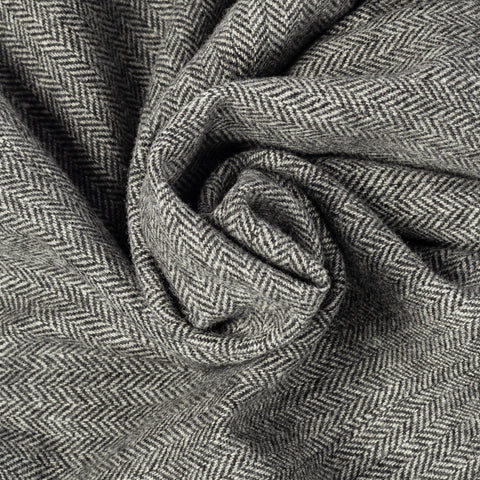 Portuguese Flannel Grey Herringbone Wool Sport Jacket 2