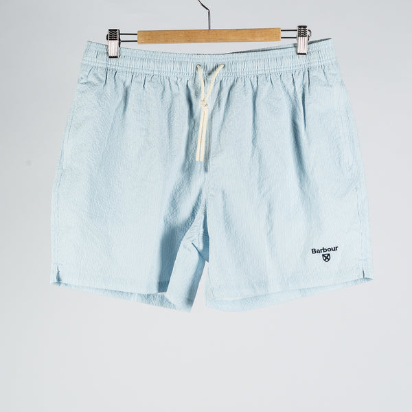 Blue Pinstripe Somerset Swim Trunks
