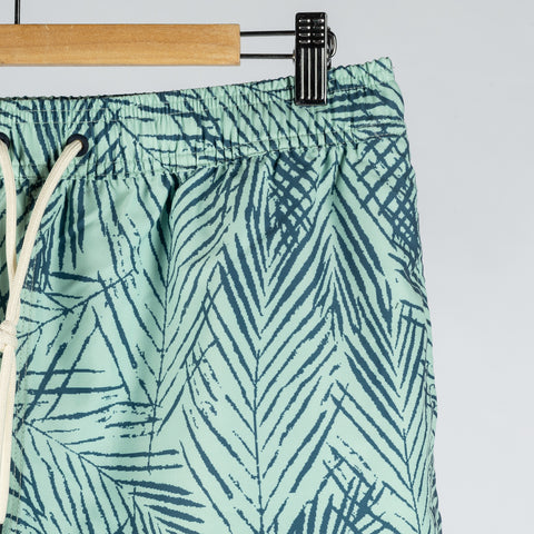 Barbour Green Floral Falmouth Swim Trunks 4
