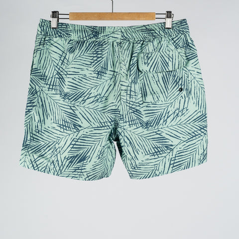 Barbour Green Floral Falmouth Swim Trunks 5
