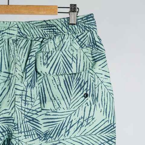 Barbour Green Floral Falmouth Swim Trunks 7