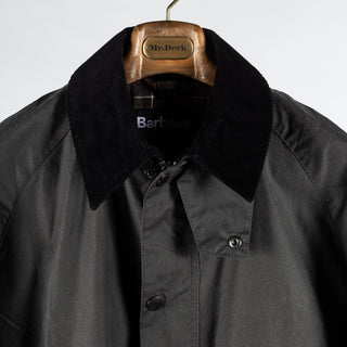 Barbour Grey Ashby Waxed Jacket 7